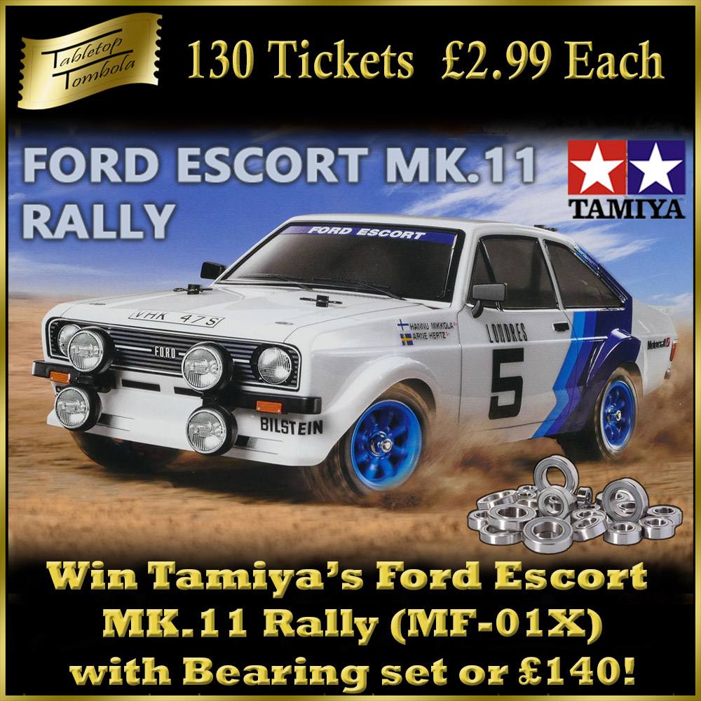 Tabletop Tombola escort rally Tamiya MF-01X